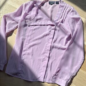 Givenchy Lilac Button Up Blouse